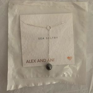 ALEX AND ANI SEA SULTRY Pearl Lariat 16" in Necklace